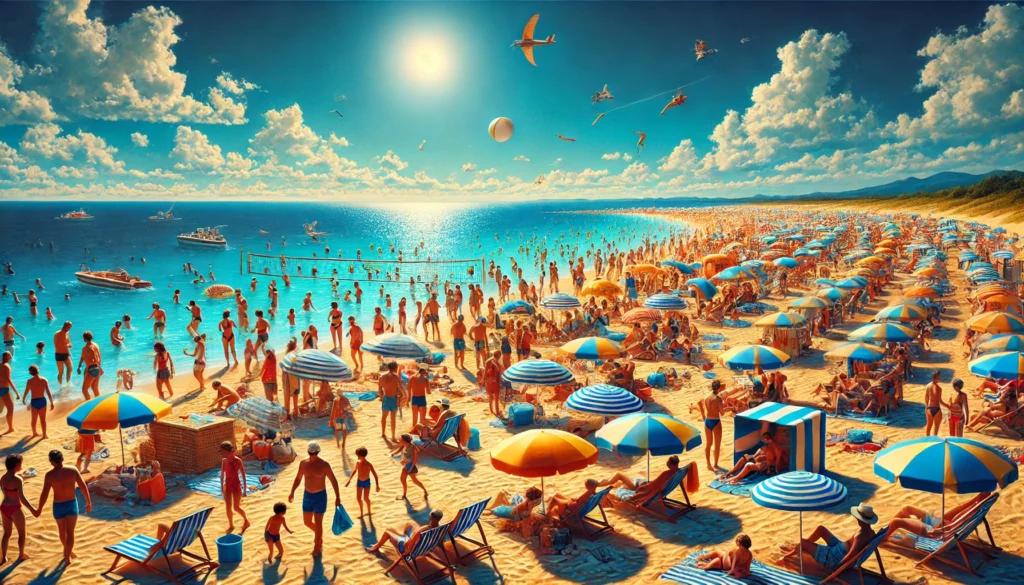 Ferragosto al mare - Illustrazione